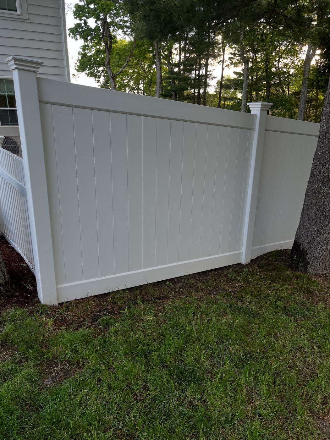 Fence after washing
